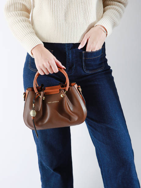 Cross Body Tas Gretel Ted lapidus Bruin gretel TLAU8923 ander zicht 1